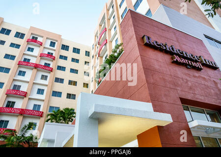 West Palm Beach Florida, Residence Inn Marriott, Hotel, Außenansicht, FL180212157 Stockfoto