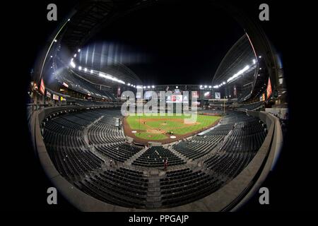 Chase Field Stadion, Heimat von Arizona Diamondbacks Major League Baseball Franchise, MLB. Zentrum von Phoenix Arizona in den USA, USA. (Foto: Lu Stockfoto