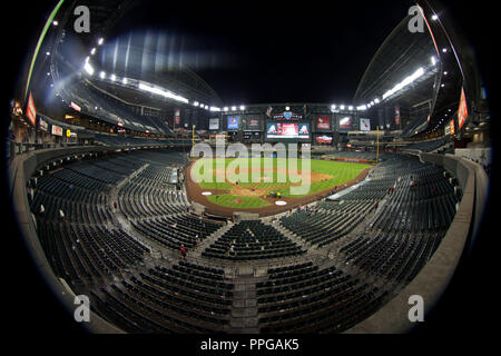 Chase Field Stadion, Heimat von Arizona Diamondbacks Major League Baseball Franchise, MLB. Zentrum von Phoenix Arizona in den USA, USA. (Foto: Lu Stockfoto