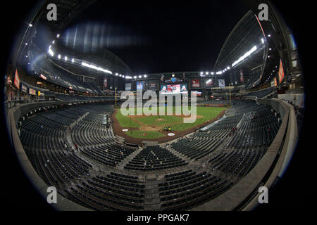 Chase Field Stadion, Heimat von Arizona Diamondbacks Major League Baseball Franchise, MLB. Zentrum von Phoenix Arizona in den USA, USA. (Foto: Lu Stockfoto