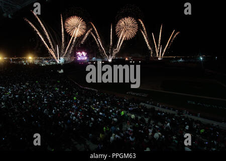 Pimer Dia de acción en la Serie del Caribe 2013 en el Estadio Sonora ¨ ¨ (BaldemarDeLosLlanos/NortePhoto) Stockfoto