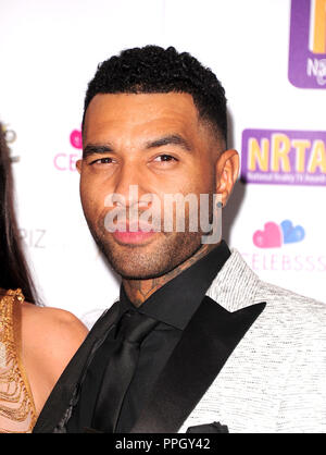 London, Großbritannien. 25. September, 2018. Jermaine Pennant Teilnahme an nationalen Reality-TV Auszeichnungen bei Porchest äh Hall London Dienstag, den 25. September 2018. Credit: Peter Phillips/Alamy leben Nachrichten Stockfoto