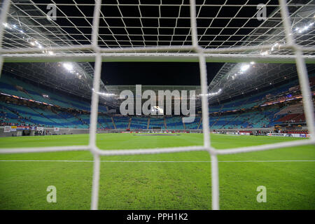 Leipzig, Sachsen. 20 Sep, 2018. Fußball: Europa League, Gruppenphase, Spieltag 1: RB Leipzig - RB Salzburg. Blick in das Stadion. Kredite: Jan Woitas/dpa-Zentralbild/dpa/Alamy leben Nachrichten Stockfoto