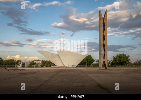 Tancredo Neves Pantheon der Vaterland und Freiheit auf drei Mächte Plaza (Praça dos Tres Poderes) - Brasilia, Distrito Federal, Brasilien Stockfoto