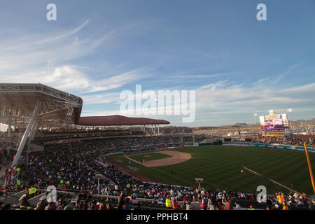 Pimer Dia de acción en la Serie del Caribe 2013 en el Estadio Sonora ¨ ¨ (BaldemarDeLosLlanos/NortePhoto) Stockfoto