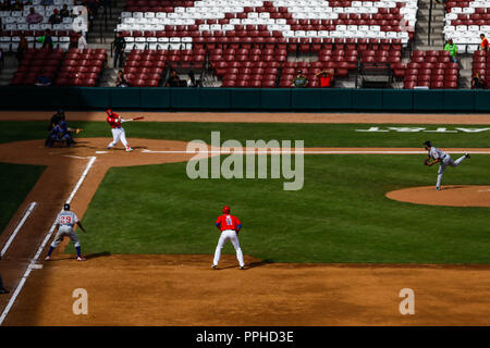 Diamante de Terreno de San Blas, durante el Partido de Beisbol de la Serie del Caribe entre Republica Dominicana vs Puerto Rico en El Nuevo Estadio de lo Stockfoto