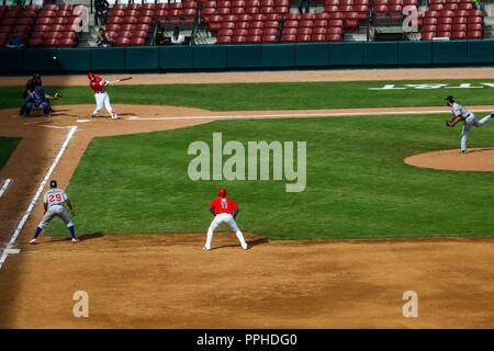 Diamante de Terreno de San Blas, durante el Partido de Beisbol de la Serie del Caribe entre Republica Dominicana vs Puerto Rico en El Nuevo Estadio de lo Stockfoto