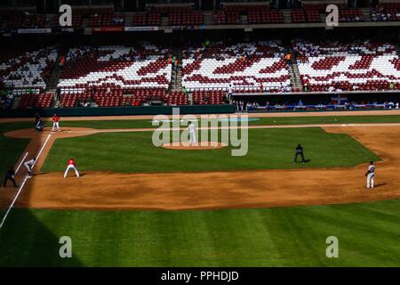 Diamante de Terreno de San Blas, durante el Partido de Beisbol de la Serie del Caribe entre Republica Dominicana vs Puerto Rico en El Nuevo Estadio de lo Stockfoto