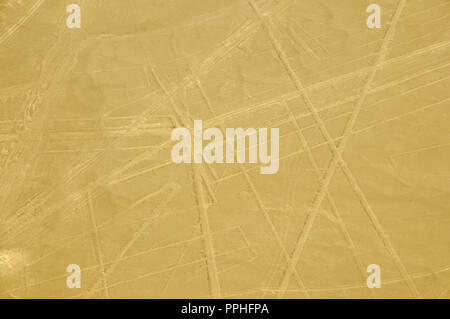Nasca-Linien aus der Luft - Peru Stockfoto