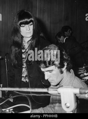 Fausto leali, Milena Cantu, 1967 Stockfoto