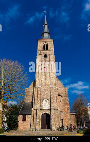 Der antiken St. Anna Kirche in der historischen Stadt Brügge. Stockfoto