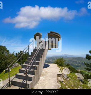 Mirador del Fitu sicht Fito in Asturien, Spanien Stockfoto