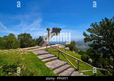 Mirador del Fitu sicht Fito in Asturien, Spanien Stockfoto