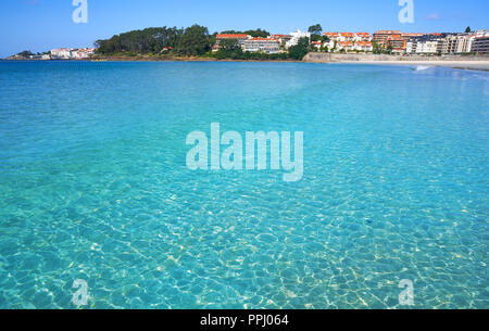 Sanxenxo auch Sanjenjo Strand Silgar in Pontevedra Galicien Spanien Stockfoto