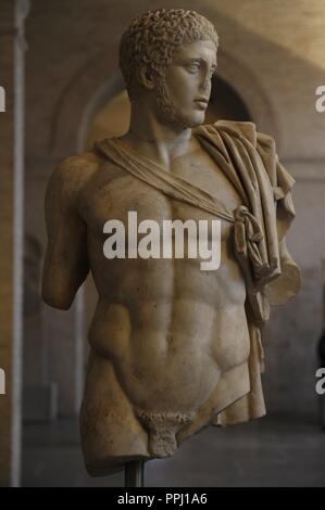 Griechische Kunst. Diomedes. Römische Skulptur nach Original von etwa 430 V.Chr. Glyptothek. München. Deutschland. Stockfoto