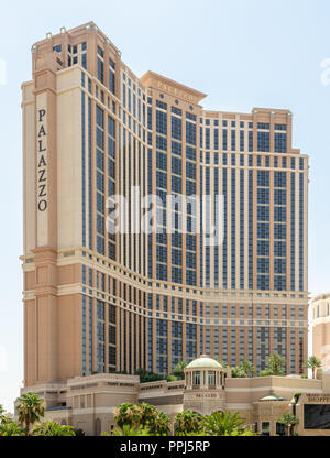 Palazzo Hotel, Las Vegas Stockfoto