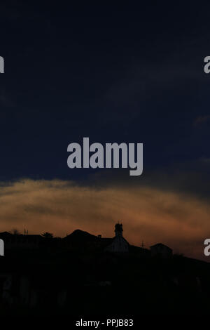 Pilares Dorf Nacozari, Sonora, Mexiko. verlassene Minenstadt, Ghost Town, Dorf allein. (Foto: LuisGutierrez) pueblo Pilares de Nacozari SON Stockfoto