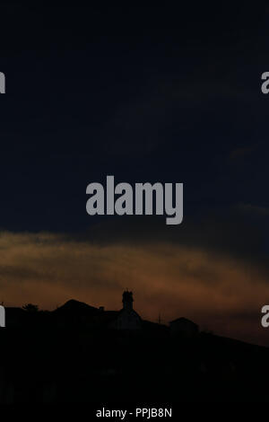 Pilares Dorf Nacozari, Sonora, Mexiko. verlassene Minenstadt, Ghost Town, Dorf allein. (Foto: LuisGutierrez) pueblo Pilares de Nacozari SON Stockfoto