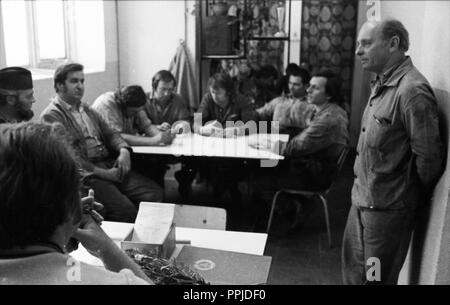 VEB (Volkseigener Betrieb) Germania in Karl-Marx-Stadt (DDR) im September 1975. Anlagenbau. | Verwendung weltweit Stockfoto