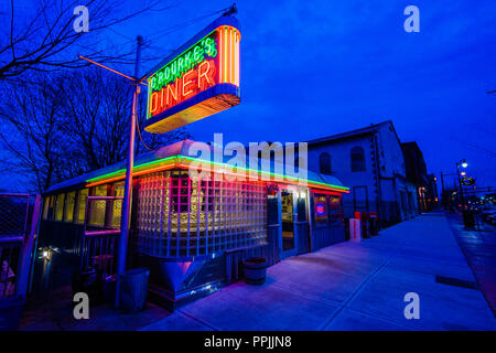 O'Rourke's Diner Middletown, Connecticut, USA Stockfoto