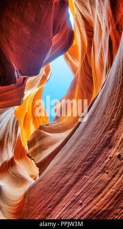 Der Antelope Canyon, Page, Arizona Stockfoto
