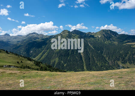 Berge in der bonaigua im Tal von Aran, Pyrenäen, Spanien Stockfoto