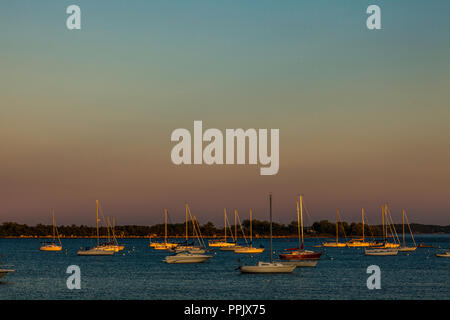 Noank Hafen Noank, Connecticut, USA Stockfoto