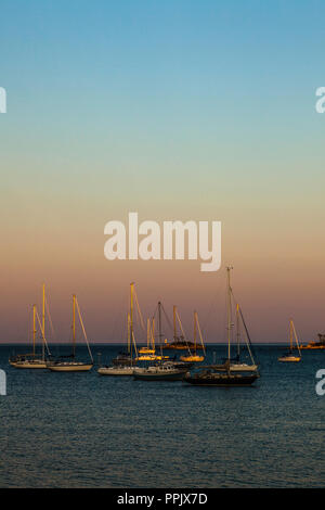 Noank Hafen Noank, Connecticut, USA Stockfoto