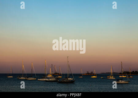 Noank Hafen Noank, Connecticut, USA Stockfoto