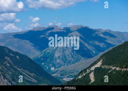 Berge in der bonaigua im Tal von Aran, Pyrenäen, Spanien Stockfoto