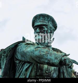 Deutschland - Rheinland-Pfalz (Rheinland-Pfalz) - Kaub. Denkmal für General Gebhard Leberecht von Blücher oder Bluecher Stockfoto