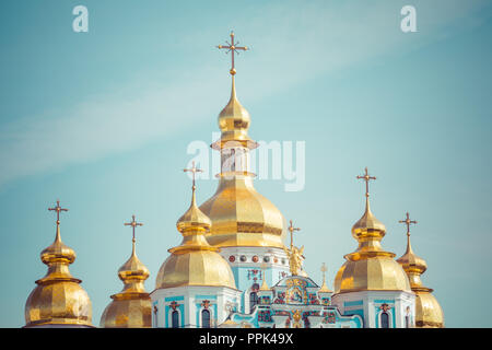Pechersk Lavra oder das Kiewer Höhlenkloster. in Kiew, Ukraine. Stockfoto