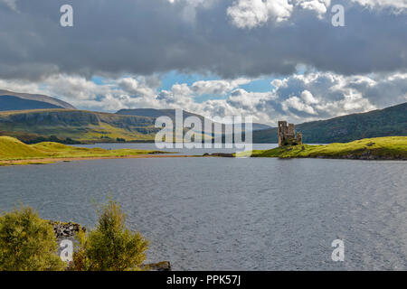 ARDVRECK CASTLE AM LOCH ASSYNT SUTHERLAND SCHOTTLAND Stockfoto