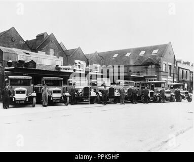 Whitland United Dairies Creamery 1937 Stockfoto