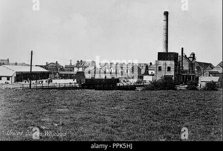 Whitland United Dairies Creamery 1937 Stockfoto