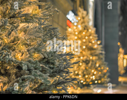 Geschmückten Weihnachtsbaum Stockfoto
