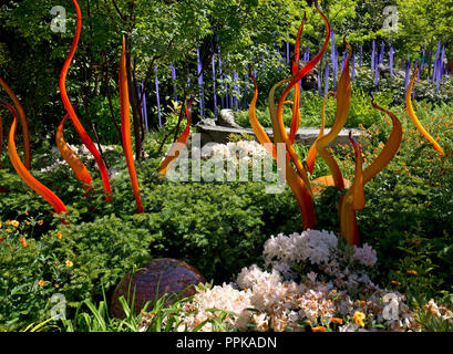 Dale Chihuly, mundgeblasenem Glas, Seattle, Washington State, USA Stockfoto