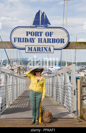 Friday Harbor, Suan Juan Island, Washington State, USA Stockfoto