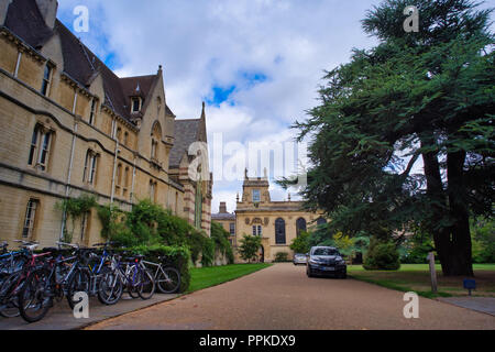 Trinity College, Oxford, Oxfordshire, England, Großbritannien Stockfoto