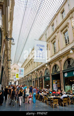 Galeries Royales Saint-Hubert, Koningsgalerij, Brüssel, Belgien Stockfoto