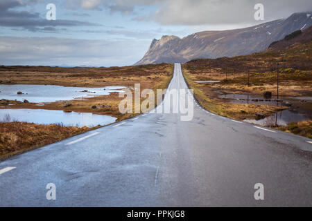Die Fahrt auf die Lofoten Stockfoto