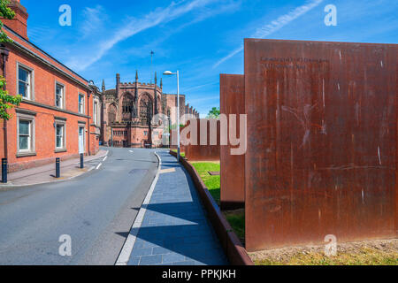 Die Ruinen der alten Kathedrale, Coventry, West Midlands, England, Großbritannien, Europa Stockfoto