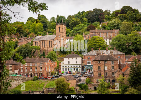 Die Stadt Ironbridge, Shropshire, Großbritannien Stockfoto