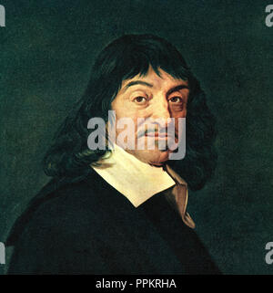 René Descartes, 1596 - 1650. Der französische Philosoph, Mathematiker und Naturwissenschaftler. Stockfoto