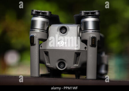 Ansicht der Rückseite des DJI Mavic2 Pro Drohne Stockfoto