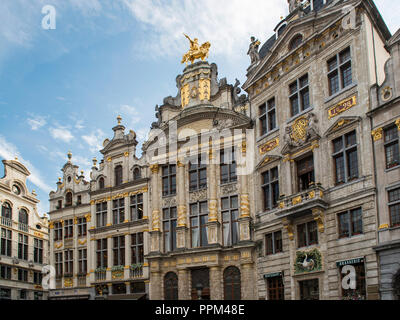 Belgischen Brauer Museum der Grand Place in Brüssel. Stockfoto