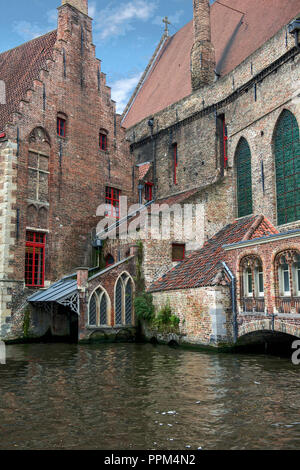 Das Memling Museum in Brügge Belgien verfügt über eine Reihe von wunderbaren Gemälde des flämischen Malers Hans Memling. Stockfoto