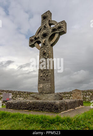 Kildalton Cross in der Nähe von Ardtalla auf der Insel Islay Schottland Stockfoto