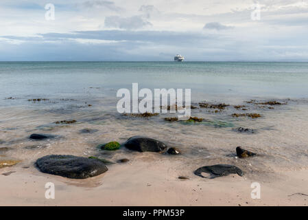 Die Welt ein Luxus Apartment schwimmende Schiff aus Islay in der Inneren Hebriden von Schottland Stockfoto