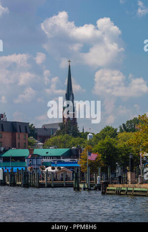 Hafen in Annapolis, Maryland Stockfoto